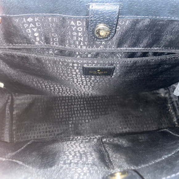 Black and cream KATE SPADE used handbag - Picture 4 of 7